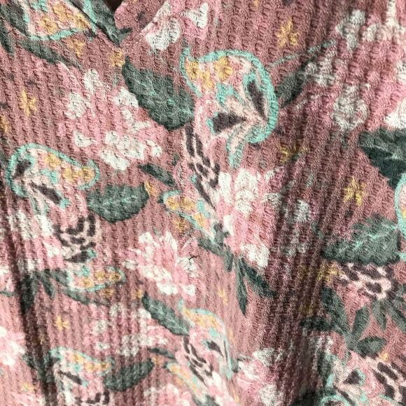Lane Bryant Pink Floral Top shirt SZ 18/20 soft comfortable - Picture 3 of 5